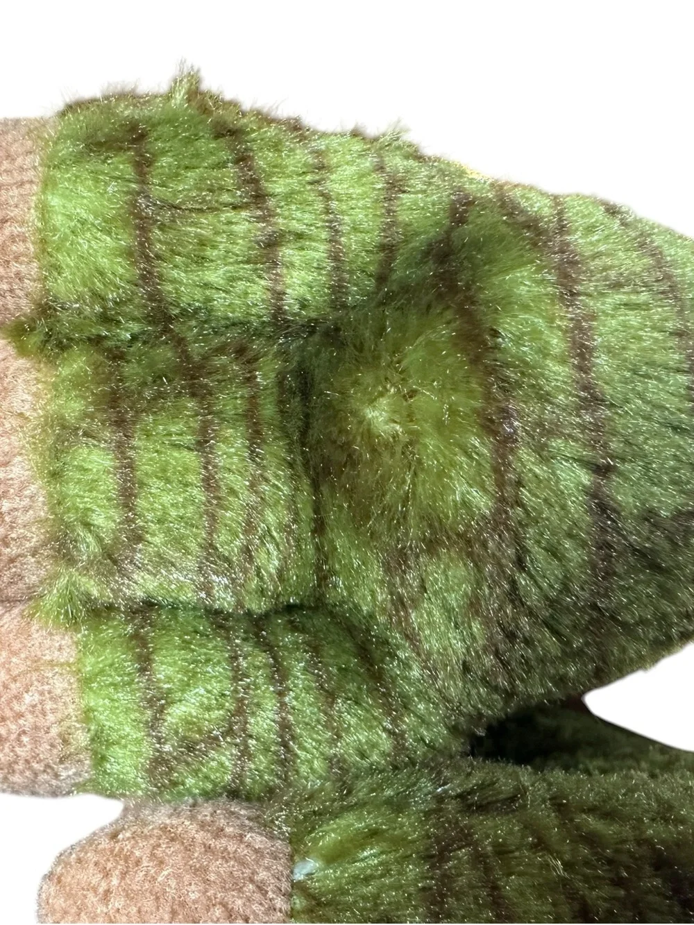 Fiesta Vtg Stuffed Plush Green Jumbo Dinosaur Large 36” Brontosaurus Nursery Tan